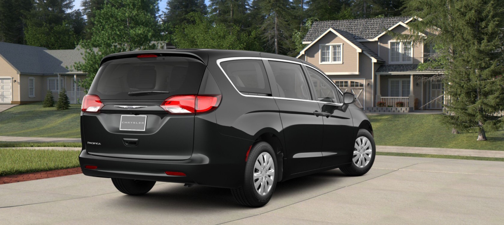 2018 Chrysler Pacifica L Black Rear Exterior